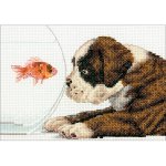 (image for) Mini Dog Bowl Counted Cross Stitch Kit